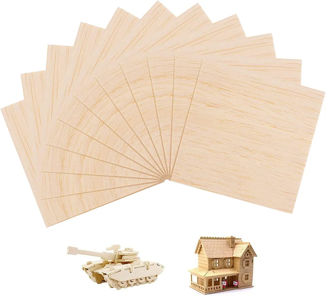 1/8 3mm 4mm thin basswood plywood AA grade plywood sheets for craft