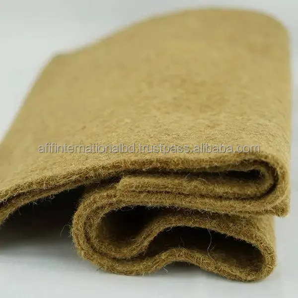 Джутовый войлочный биоразлагаемый микрозеленый коврик для выращивания размер по индивидуальному заказу иглы перфорированный джутовый войлок прямое Заводское