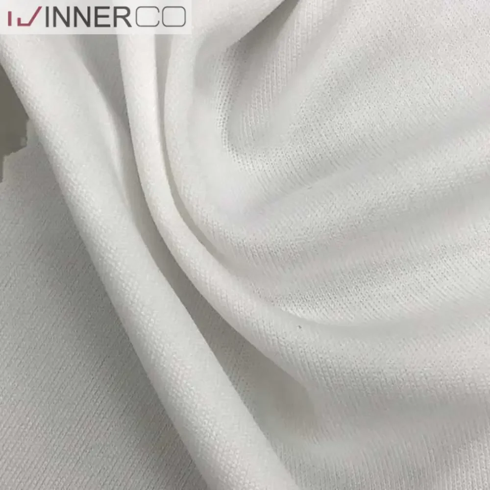 Smooth and Stretchable 100% Recycled Polyester Interlock Fabric