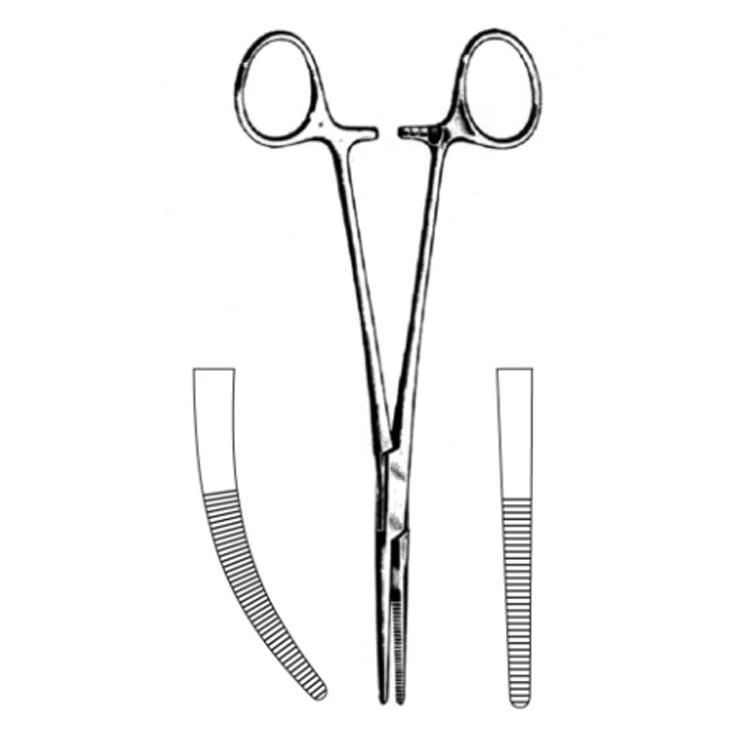Lowest Price Stainless Steel Straight Artery Forceps Medical Grade Single Use Kelly Artery Haemostat Forceps