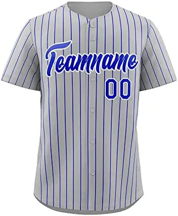 Custom Split Baseball Jersey Button Down Shirt Sports Personalized Stitched Name Number for Men/Women/Boy