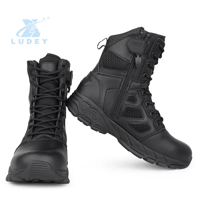 New Model Men Fashion Sport Shoes High Quality Safety Boots Leather Hiking Boots