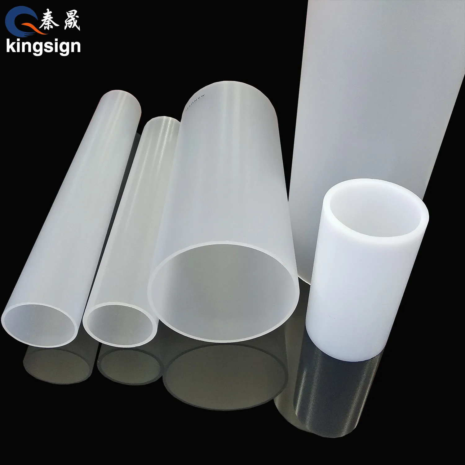 Kingsign excellent price diffuse acrylic tubes frosted acrylic tubes
