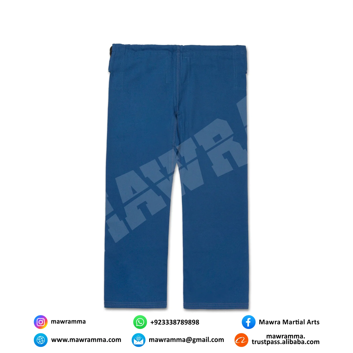 Premium Brazilian Jiu Jitsu GI Skin-Friendly 100% Pakistan Cotton Navy Cotton BJJ Gi Uniform Pearl Weave Jiu Jitsu embroidery Gi