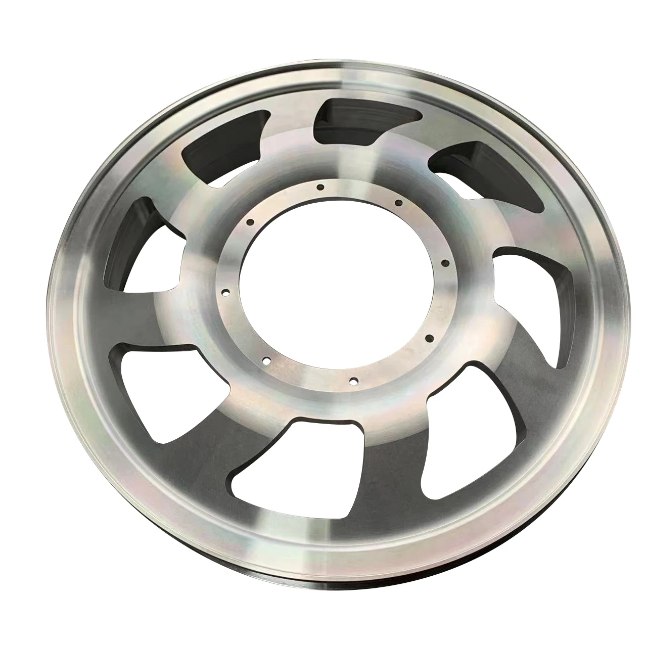 Custom high quality machined cnc aluminum anodized motorcycle front and rear wheels