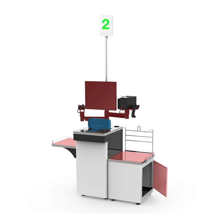 Easy to Use Automated Self Checkout Windows Touchscreen Supermarket Kiosk Terminal Machine