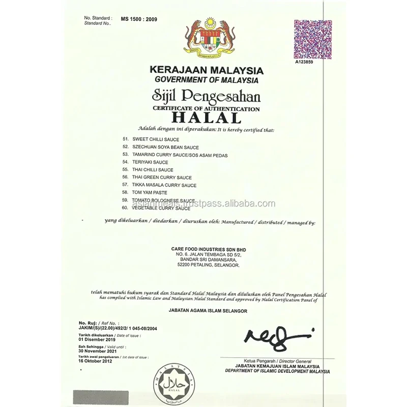 Malaysia Class 1 Premium Authentic AsianMeals Tom Yum Soup Paste Enjoy with Seafood Noodles and Rice