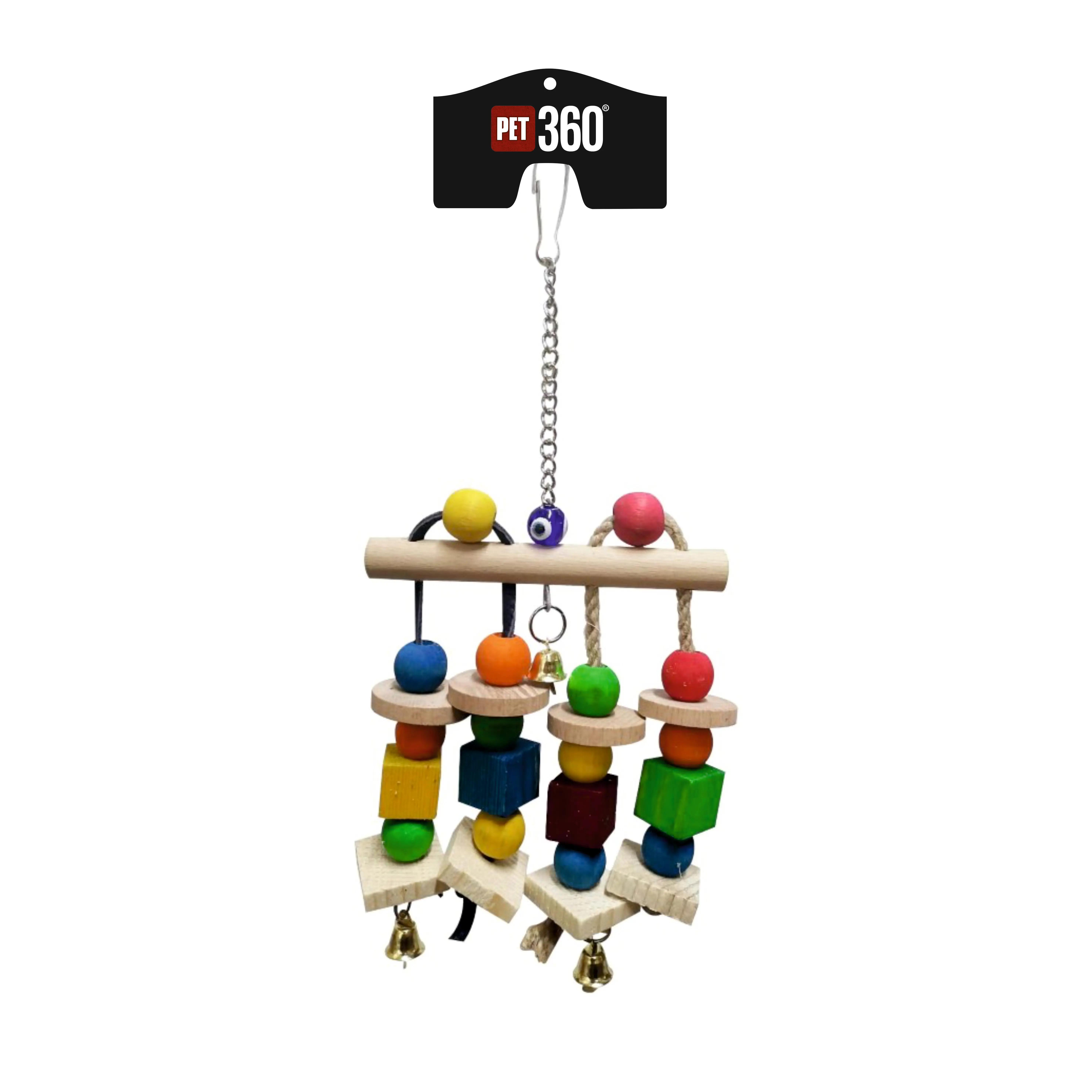 Wholesale Pet Toy - Large Metal Toy For Pet Bird Lovebird Parrot Canary 6 PCS Toys Accessories Supplies Turkey