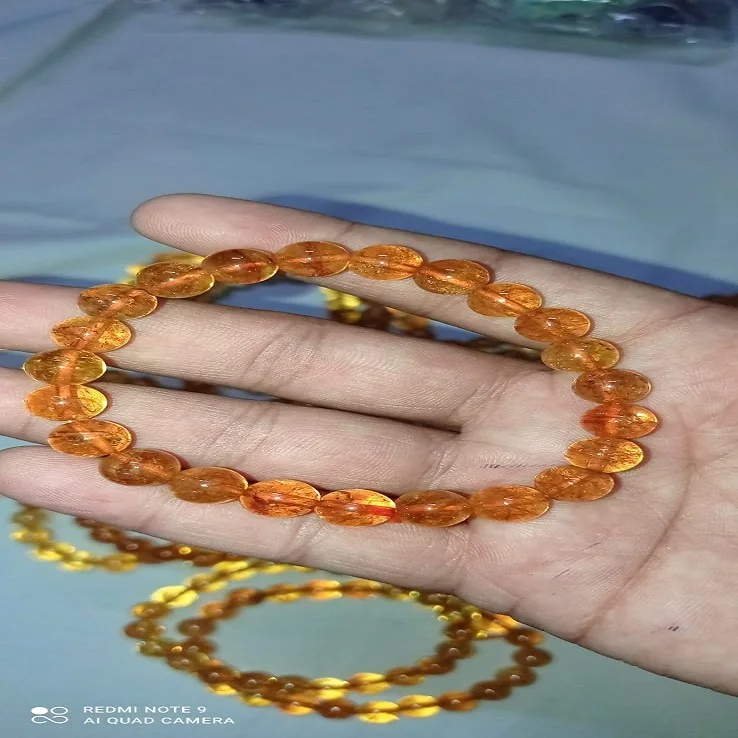wholesale natural crystal citrine bracelet:gemstone bracelet:reiki healing stone:healing stone:couple bracelet:reiki healing