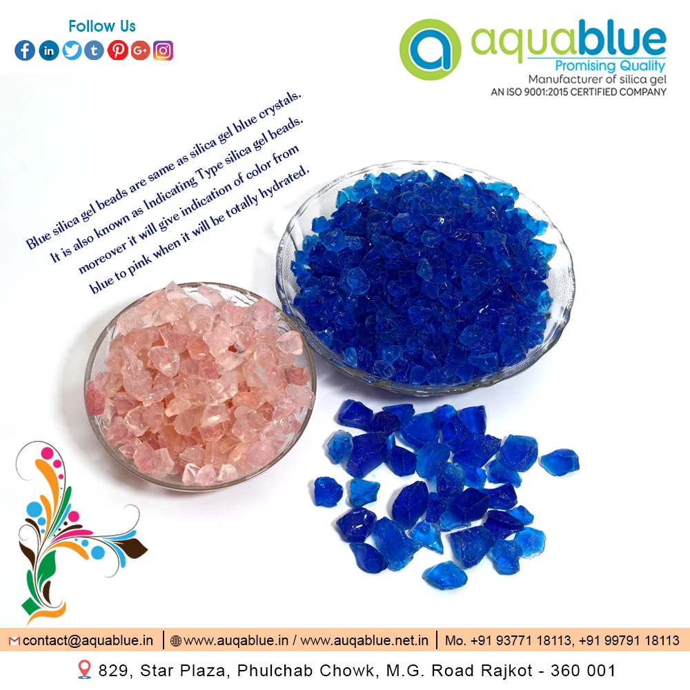 2024 Chemical Auxiliary Agent Blue Silica Gel Color Changing Foodstuff Silica Gel Adsorbent Blue Silica Gel