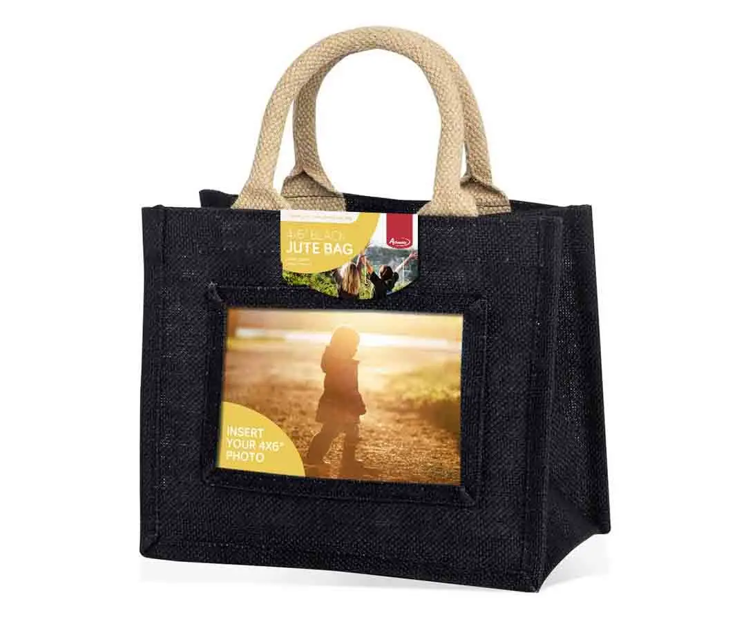 Eco Friendly Jute bag Shopping Tote Bag With Leather Handle Burlap Jute Shoulder Bag in reasonable price