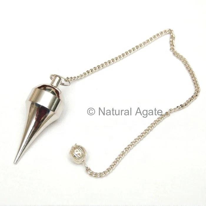 Metal Pendulums For Sale : Opanable Gold Brass Ball Pendulums - Natural Agate