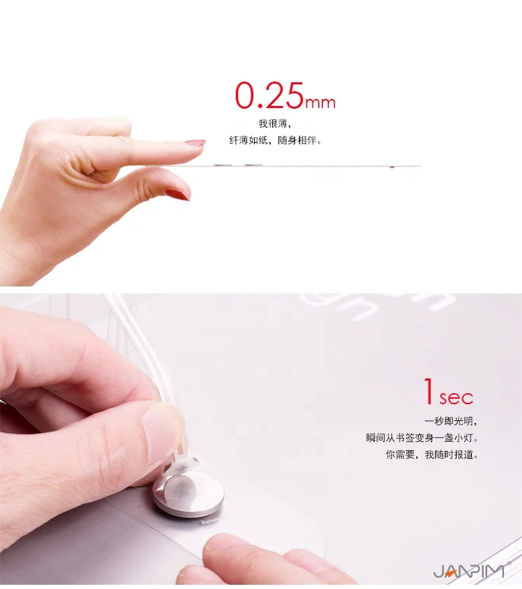 Flexible Cheap Book Button Battery Night Light Family Study Eye Care Reading Lamp Portable Clip-on Bookmark LED 10 Small 80 ABS