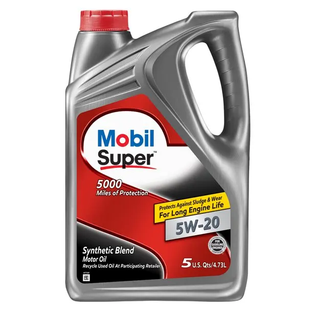 Premium Quality MOBIL SUPER 5000 5W20 Synthetic Blend Engine Oil at Wholesale Price From United State