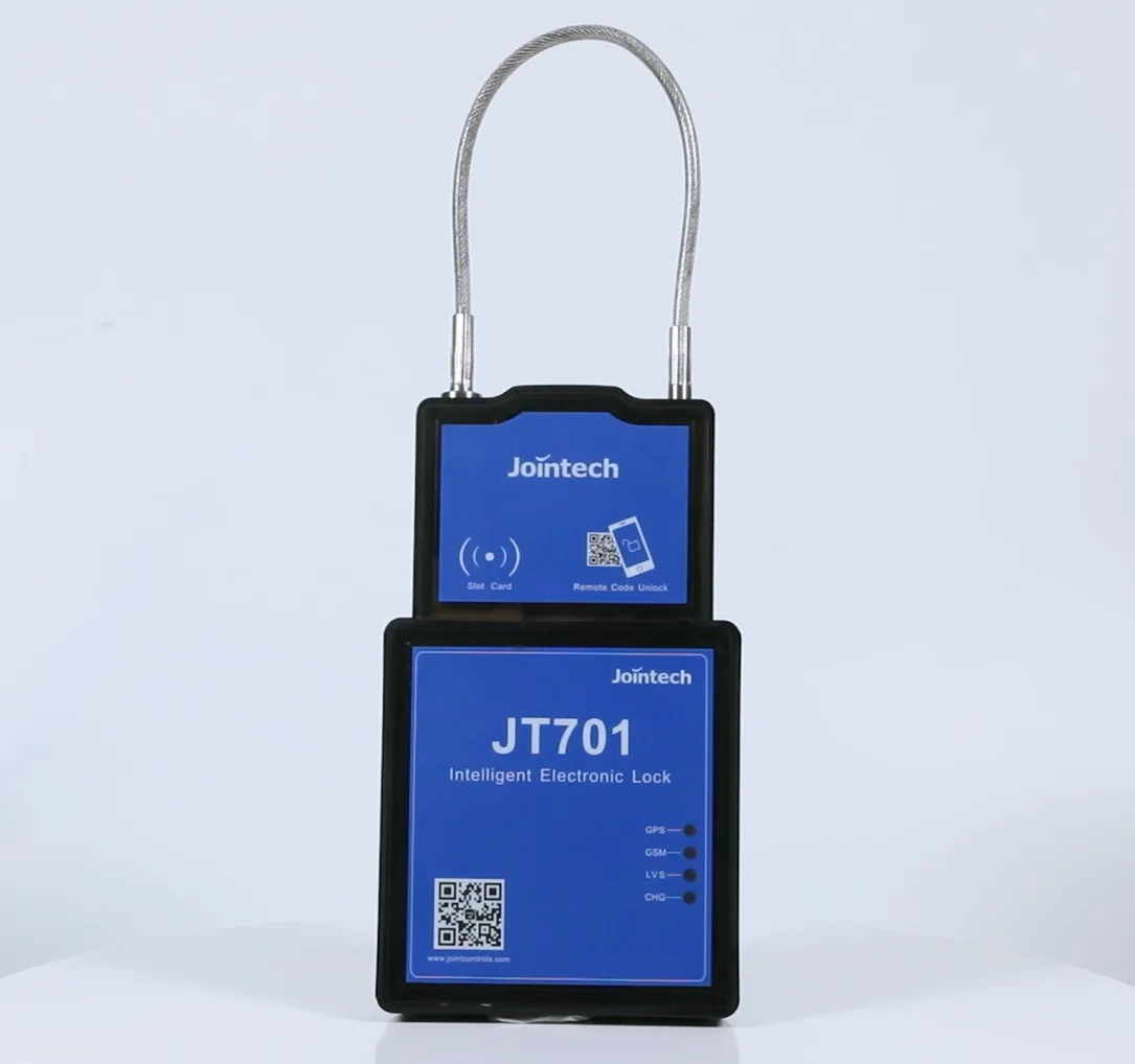 Jointech JT701 GPS Seal Lock for High-Value Cargo Protection and Anti-Theft Cargo Security Remote Tracking Padlock