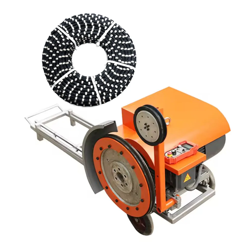 RUIZUAN ODM/OEM Diamond Granite Marble Cutting Spring Wire Saw  Diamond Wire Saw for Stone Cutting and Profiling