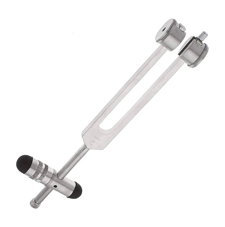 Tuning Fork C 128 Neurological Pinwheel Percussion Hammer Tuning Fork Combo
