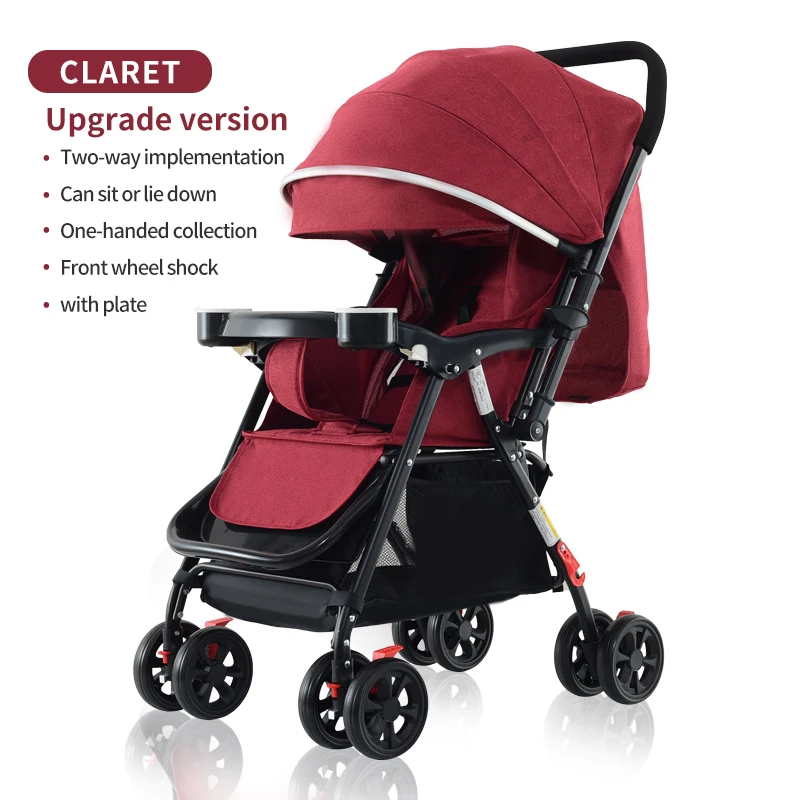 Aluminium light weight customized babi buggi baby carriage foldable stroller baby pram retail