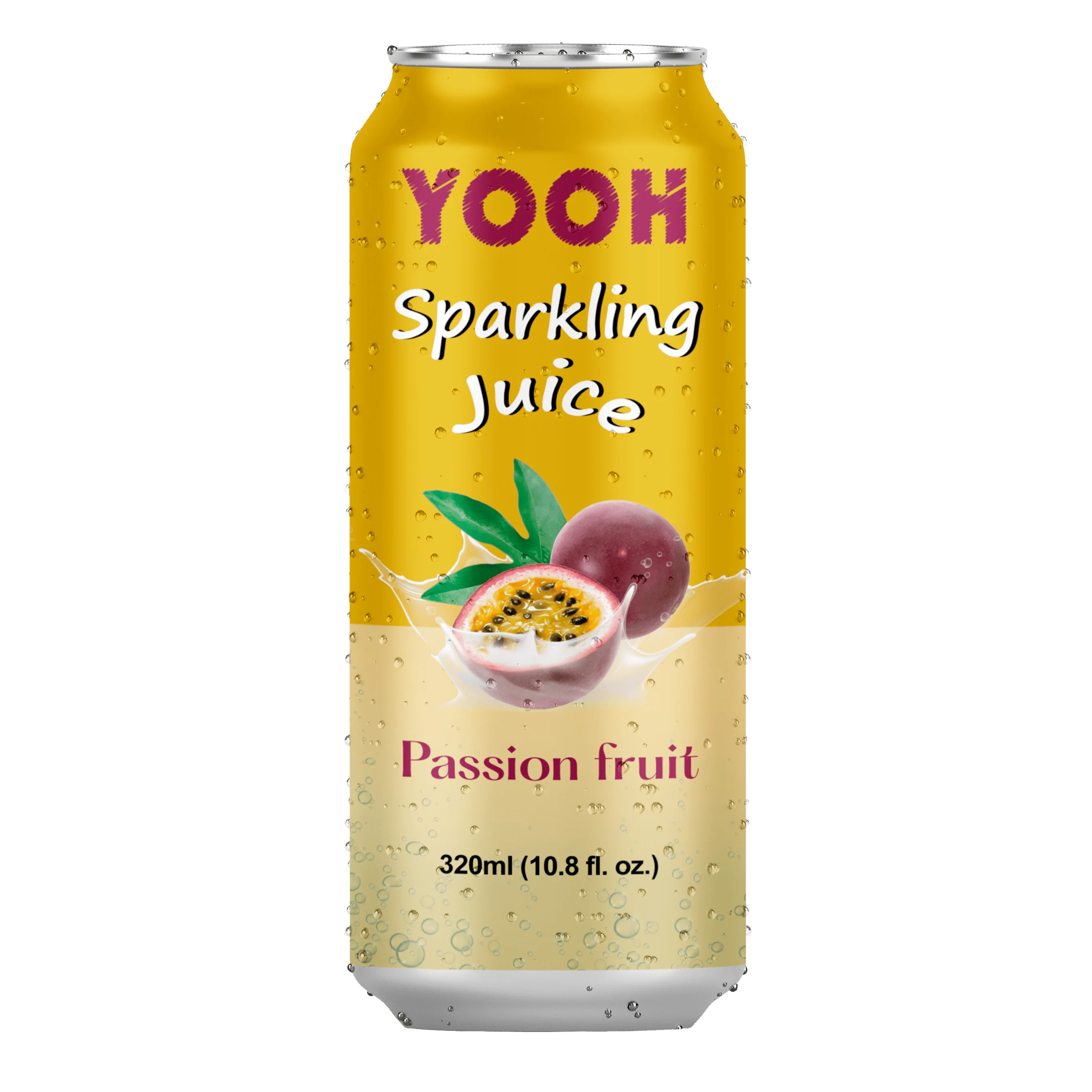 Газированная вода фруктовый вкус маракуйи сок может 250 мл 330 OEM/ODM частная этикетка