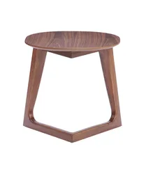 Custom Style Solid Wood Round top End Table Living Room Bedroom Furniture at Wholesale price