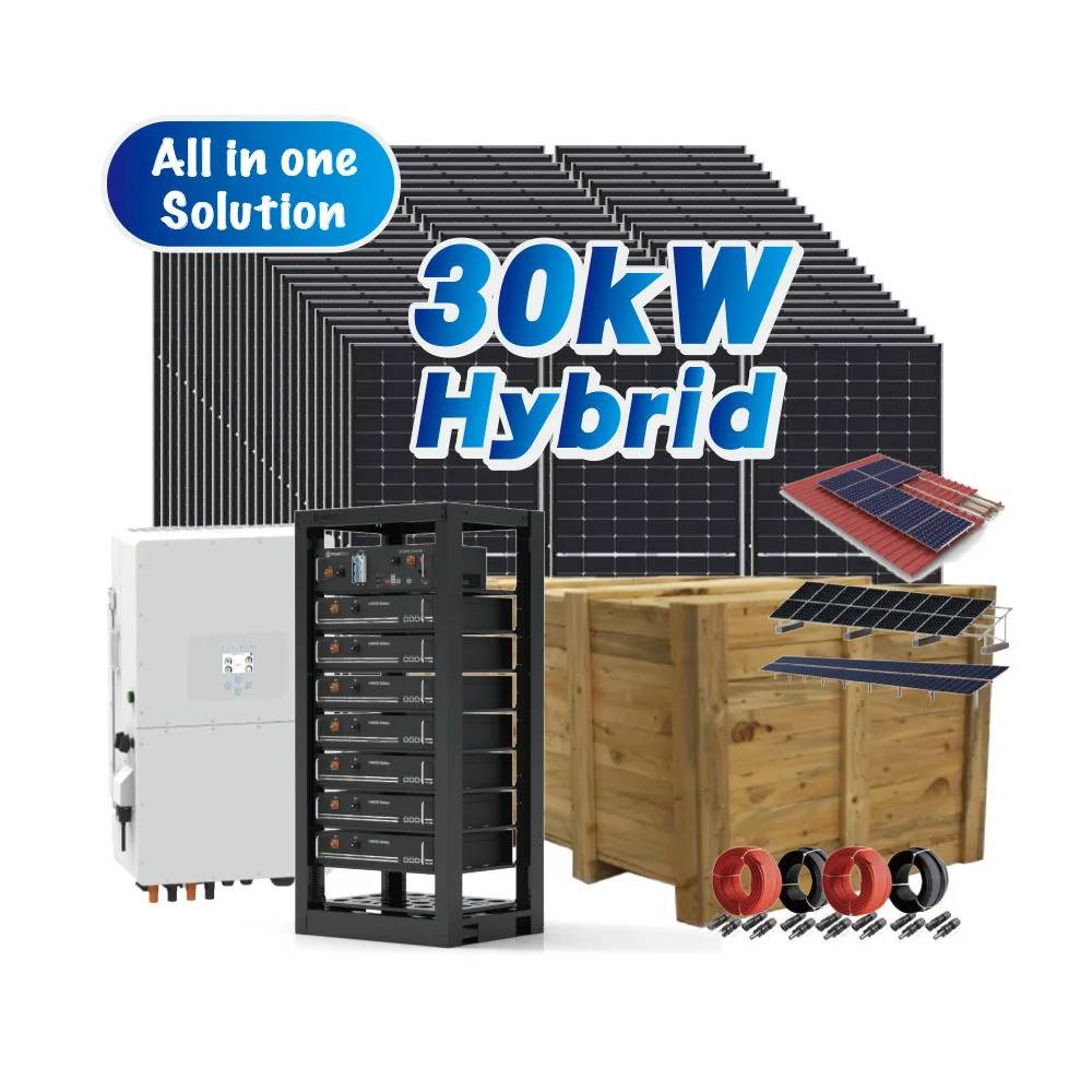 30kW hybrid 10KW 30KW 50KW Off-Grid Solar Power System/Home Solar Panel Kit 3000W 5000W 10KW Sun Battery