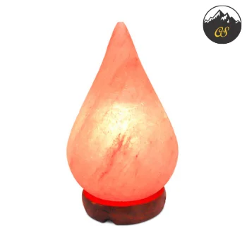 Amazing New Stylish Designed Himalayan Drop Shape Crafted Table Salt Lamp for Decoration, Easily Plugged in & Out