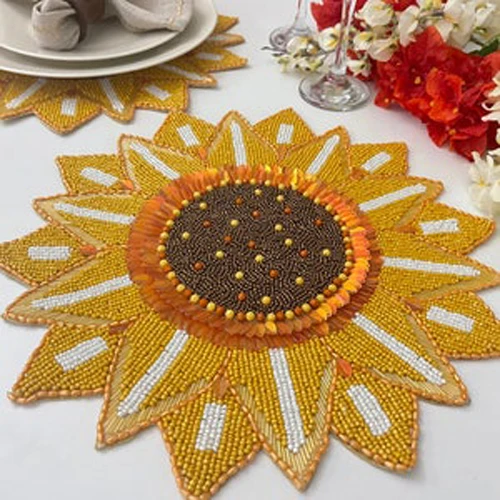 Admirable Topmost Beaded Runner Trendy Customized Home & Garden Embroidered Multi Color Table Runner & Placemat Table Top Decor