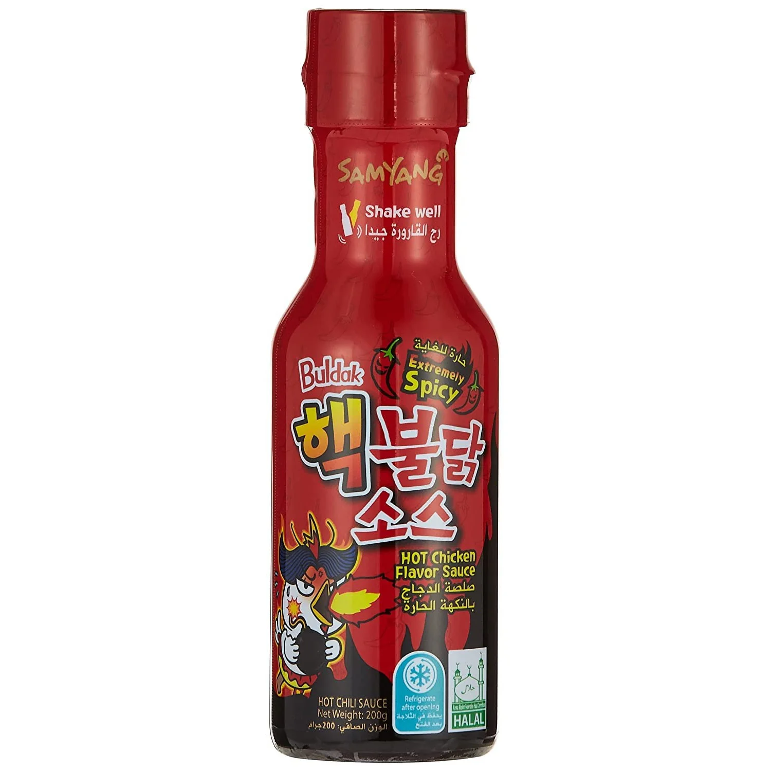 Double Spicy Chicken Flavor Sauce 200g Bottle Style Noodle Mix Noodle Spicy Sauce Samyang Buldak 2x Hot Chicken Flavor Sauce