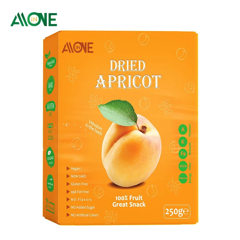 250 GR Dried Apricot High Quality Retail Omani Best Supplier Best Price  Healthy Snack