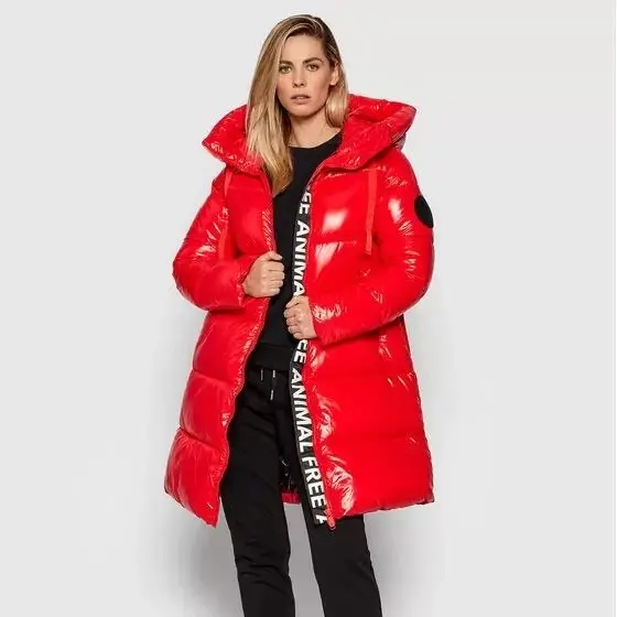 Winter Coats for Women Top Quality Women jackets custom Made Red Puffer jacket for women Quilted warm Long bubble Jackets 2022
