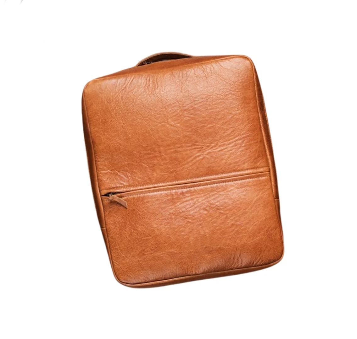 Factory Wholesale Leather Backpack For Man Women Fashion Style Bag Genuine Leather School Backpack Leather Customized logo