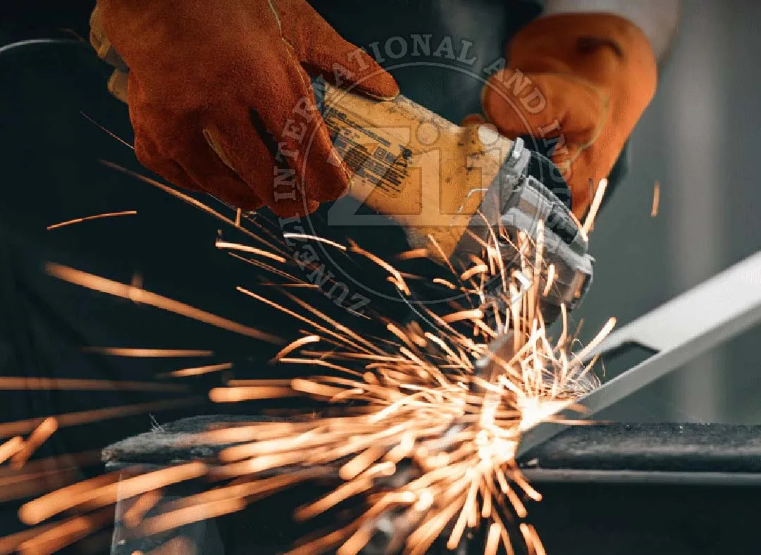 Swelder 14inch Red Economic Flame Retardant Cowhide Leather Welding Gloves for Mig Stove Use Custom Design