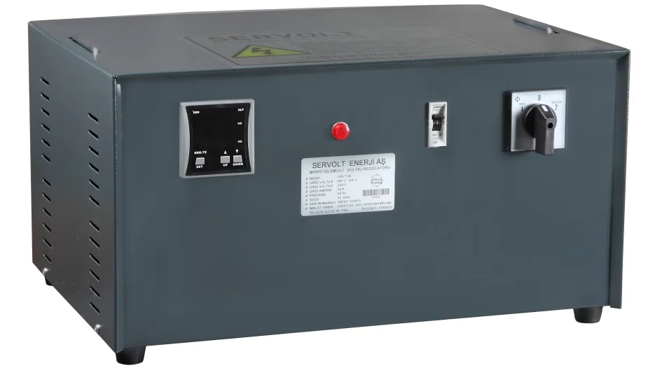 Single Phase 2,5 KVA Servo Motor Voltage Regulator Stabilizer 160 -250 V/220 V Aluminium and Copper Version