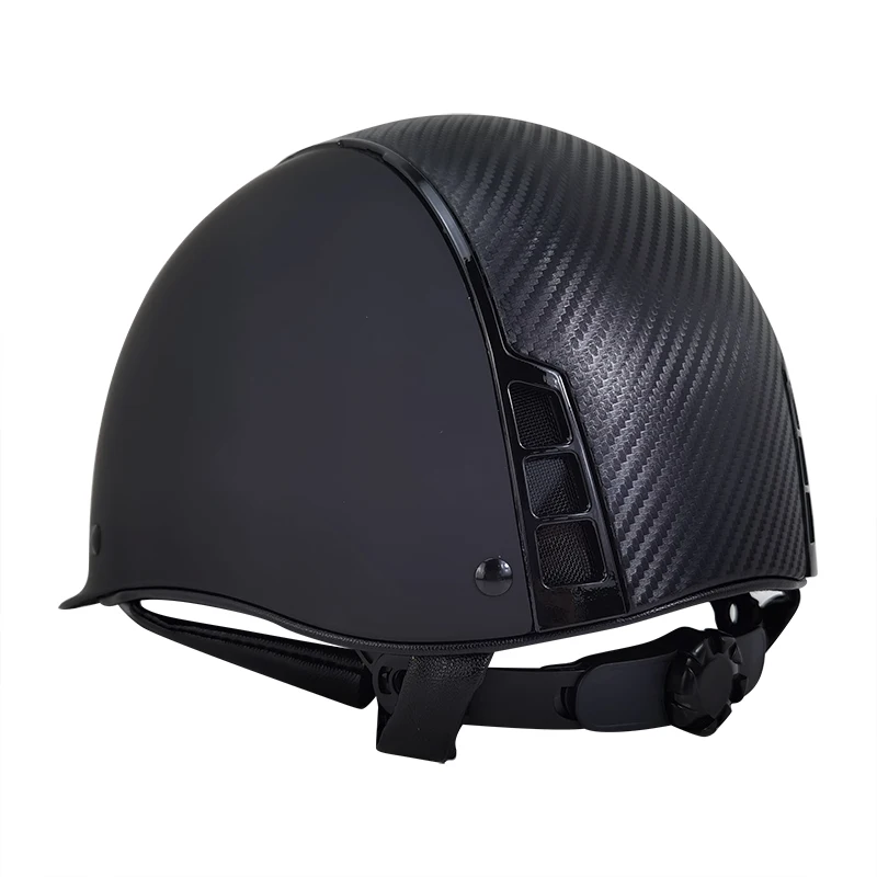 Fast Delivery CE VG1 Approved Equestrian Helmet Carbon Fiber Horse Riding Helmet Cover