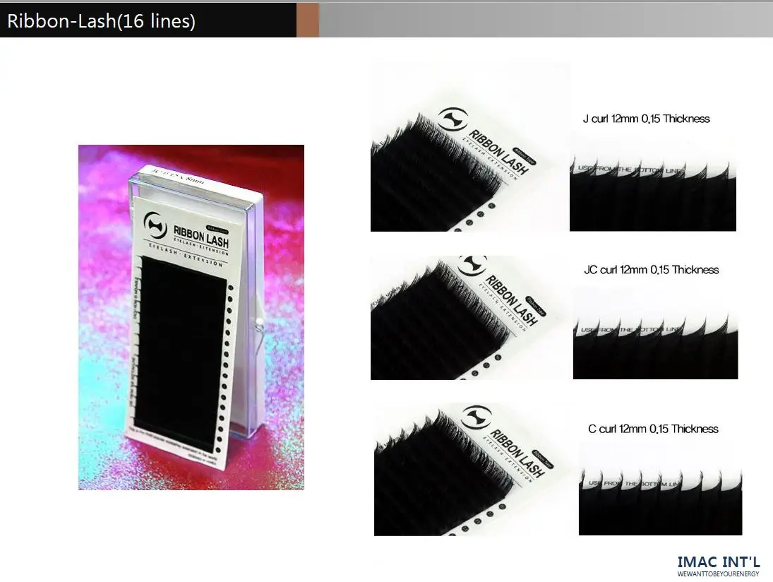 Richeye Professional Eyelash - L type Eyelash Extensions Professional Natural Soft 0.15 0.20 C D Curl Lashes Soft