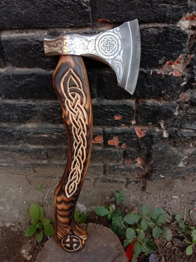 Wholesale Quality Handmade High Carbon Steel Axe Head Viking Axe Hatchet Axes Hatchets Carbon Steel