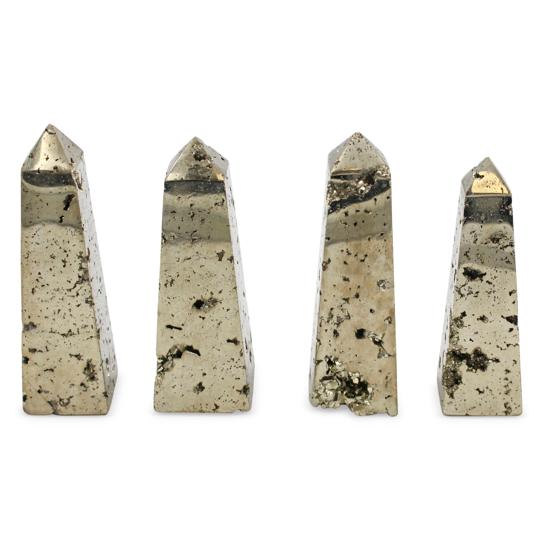 BEAUTIFUL PYRITE AGATE POINT TOWERS NATURAL DRUZY PYRITE OBELISK POINTS GOLDEN PYRITE ATTRACTIVE GEMSTONE BULK CRYSTAL POINTS
