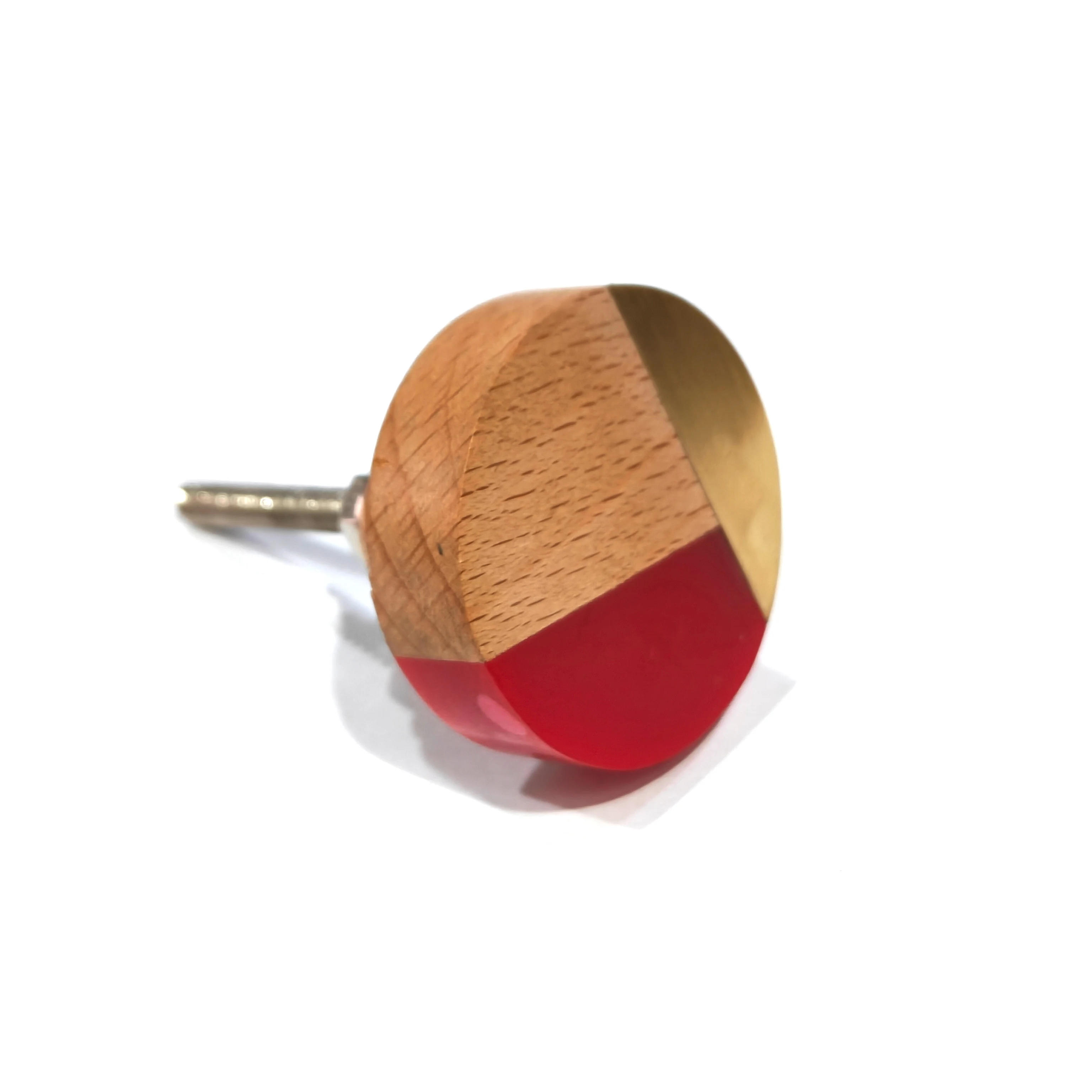 Vintage Design Simple Wood Door Knob for Kitchen Small Furniture Handles on Dresser Wardrobe Cupboards & Cabinets