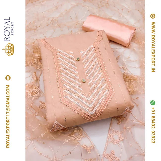 New arriver Design Modal Embroidery  Suit Collection In Wholesale Rate By royal Export Surat