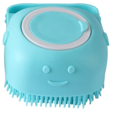 Силиконовая насадка для душа, Массажная щетка для душа, щетка для чистки тела