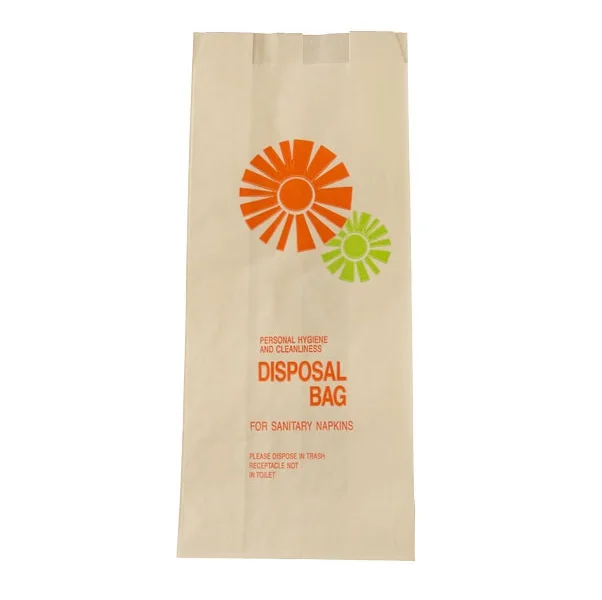 High Quality Home and Hotel Amenities Sanitary Disposal Bags Customized Paper Sanitary Bags from Indian Manufacturer