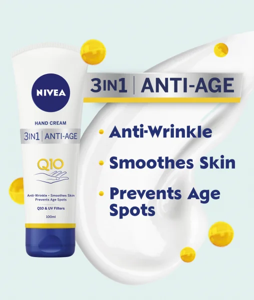 Лидер продаж крем для рук NIVEA Q10 антивозрастной 100 мл оптовое