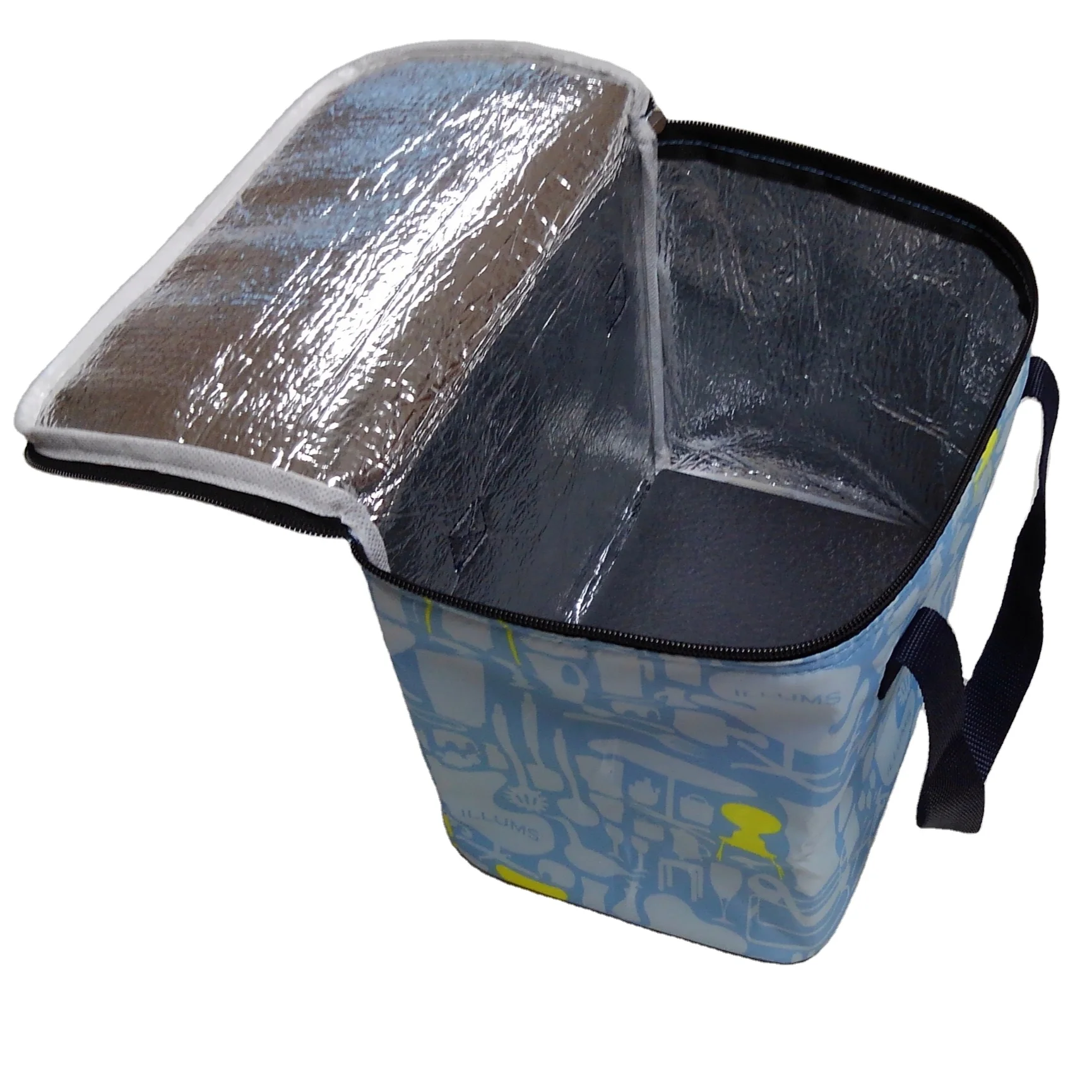 Insulated Reusable Non Woven Lamination Grocery Cooler Bag Promotion Recycle Shopping Bag