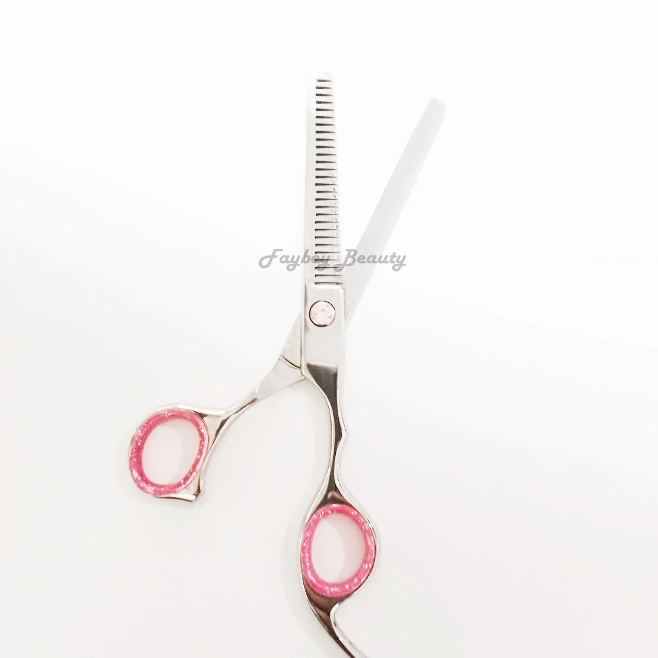 Cheapest pink color customize hair dressing and thinning scissors stainless steel high quality 4 to 7 inch  scissor