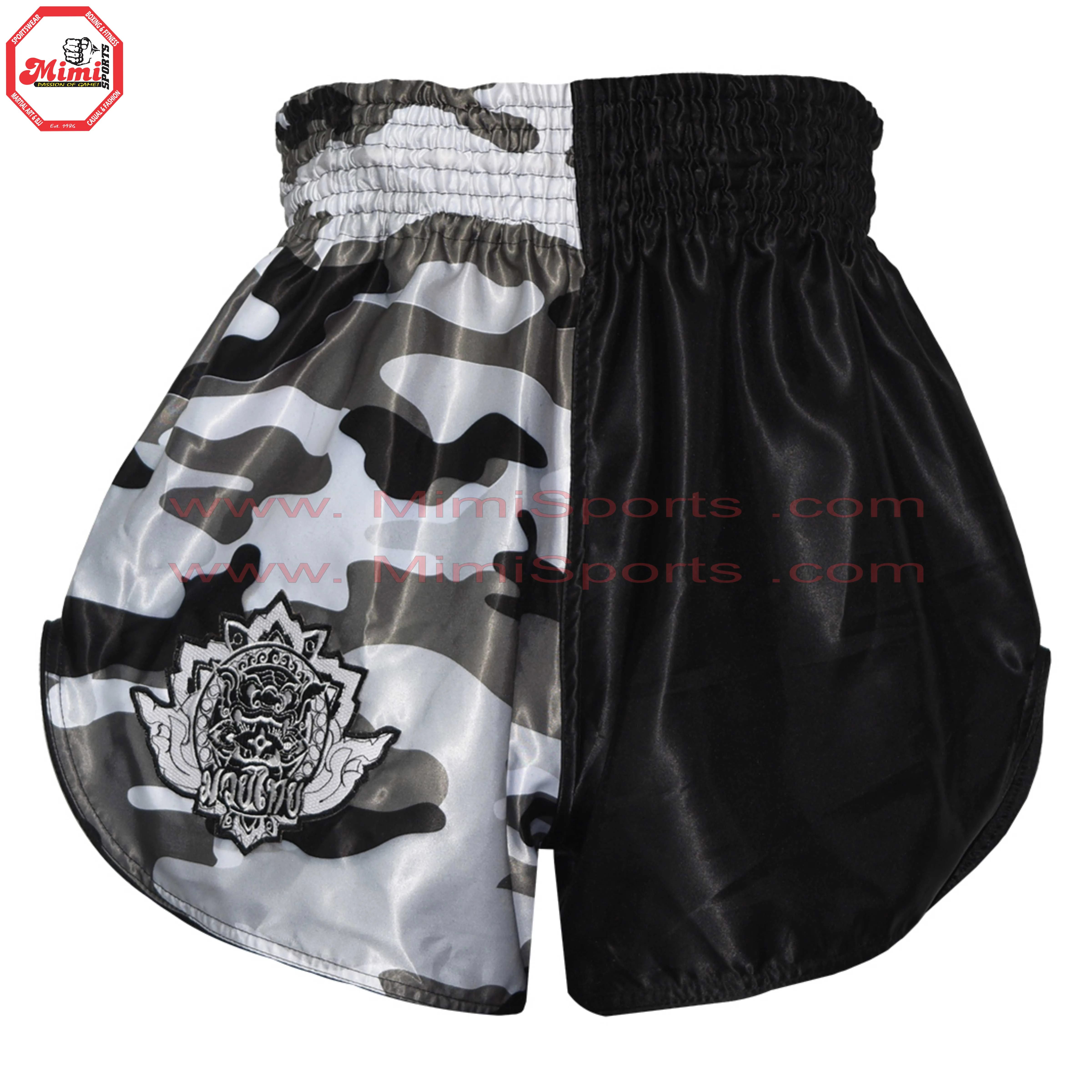 Trending Wholesale Fashion Boxing Shorts Training Muay Thai Boxing Stain Short MMA Shorts Muay Thai Kids Muay Thai Shorts Trend
