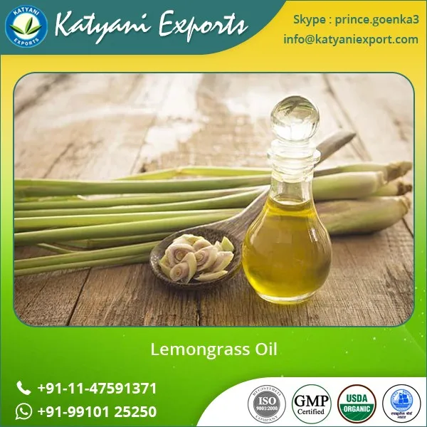 100% экстракция масла лемонграсса Паровая дистилляция