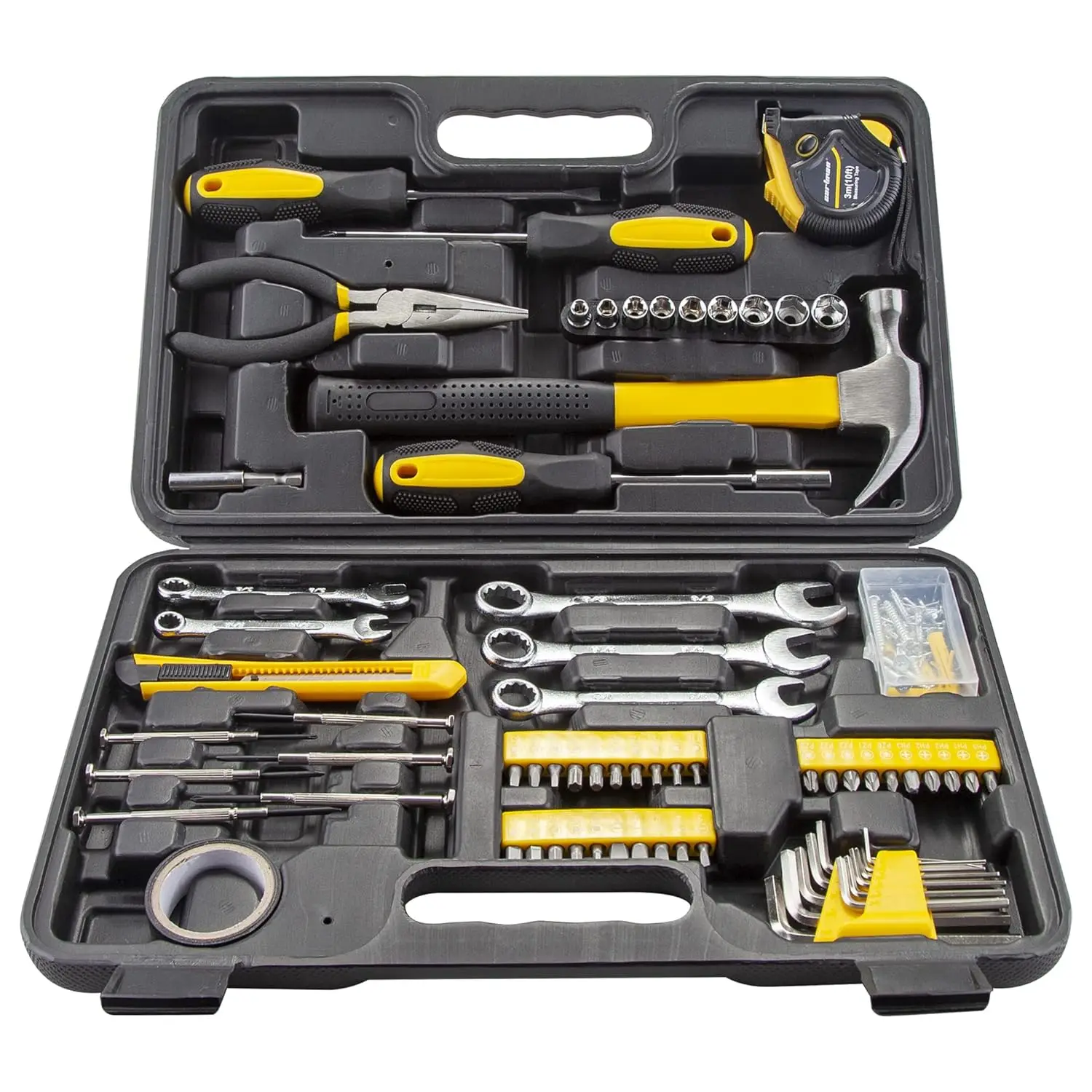 High Performance Home Hand Tool Kit for Household Use, Featuring Anti Rust Coated Tools for Long-Term Reliability and Daily Use