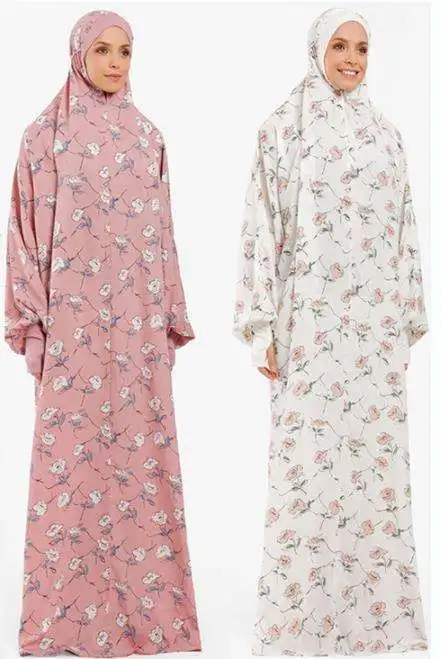 Wholesale Muslim Islamic women Clothing Arabia Islamic Abaya  Linen Kaftan Jubba Qatari Dress