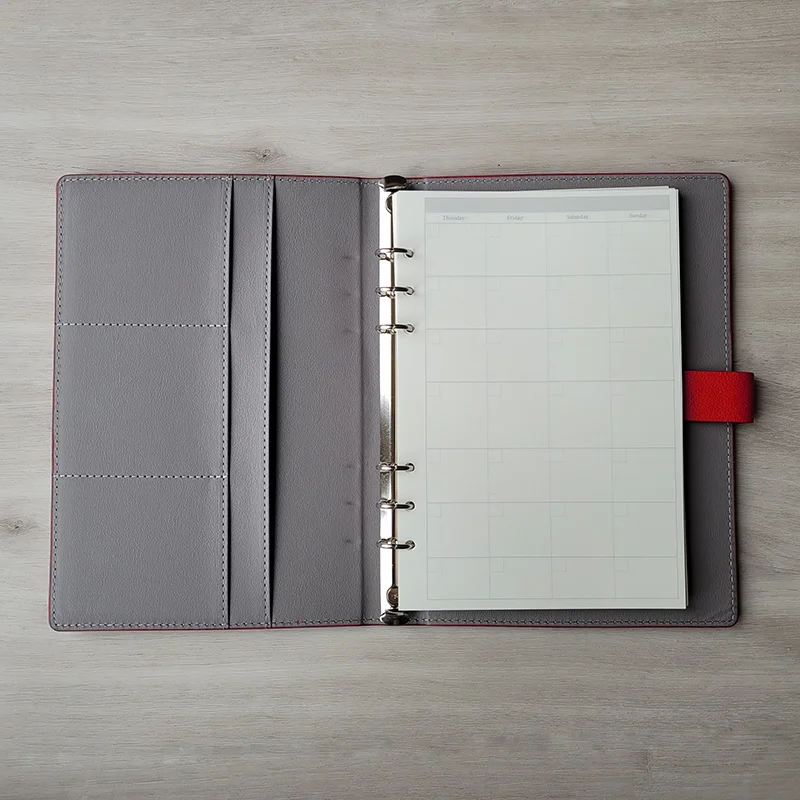 Manufacturer wholesale hard cover planner binder daily monthly weekly planner pad insert