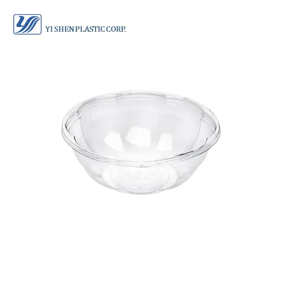 24oz PLA salad bowl with lid